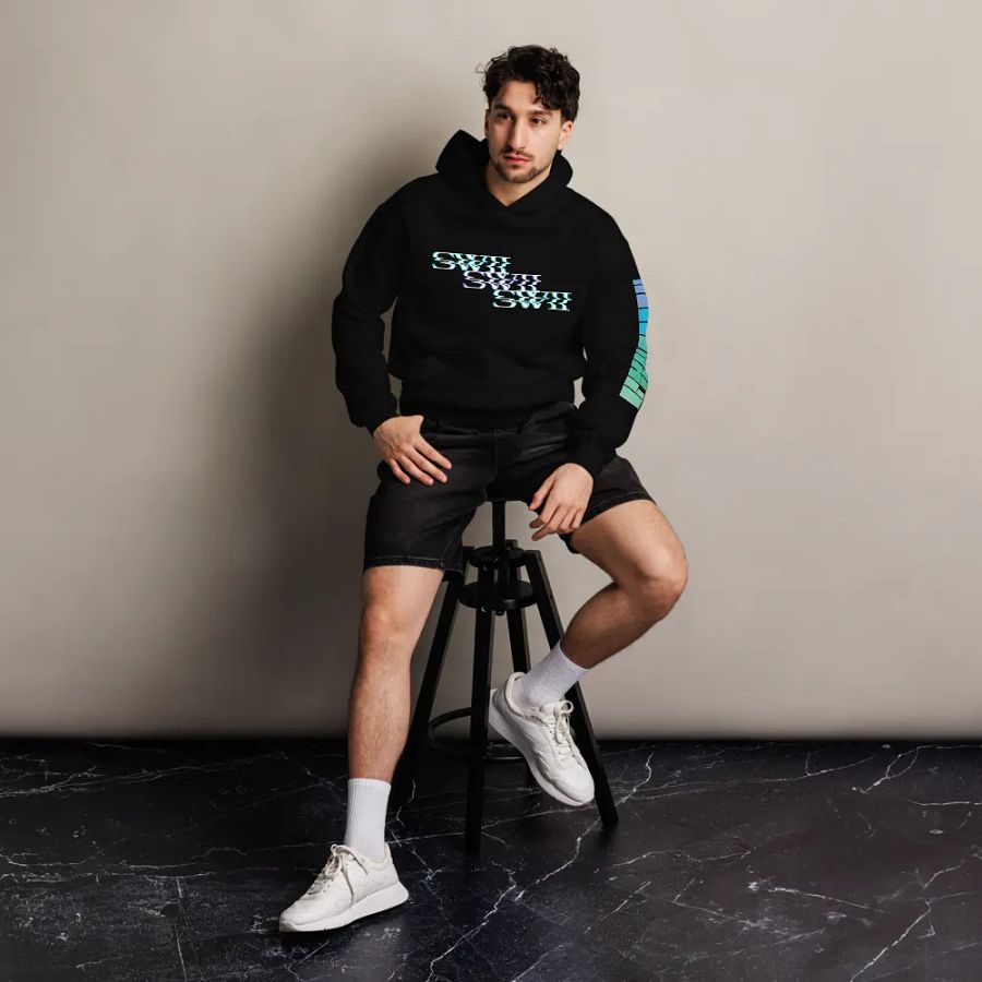 Cyber Swult Hoodie Blue product image (6)
