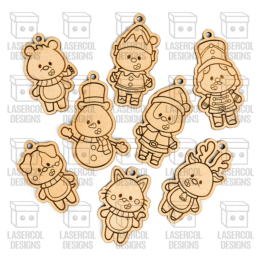 Christmas Ornaments - Laser Cut Files product image (4)
