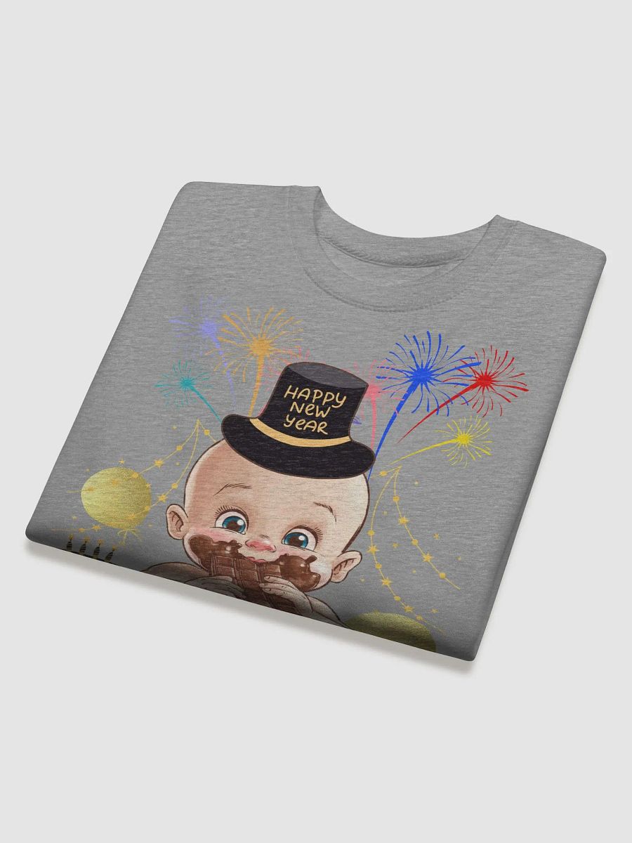 Baby New Year Eating Chocolate Sweatshirt product image (27)