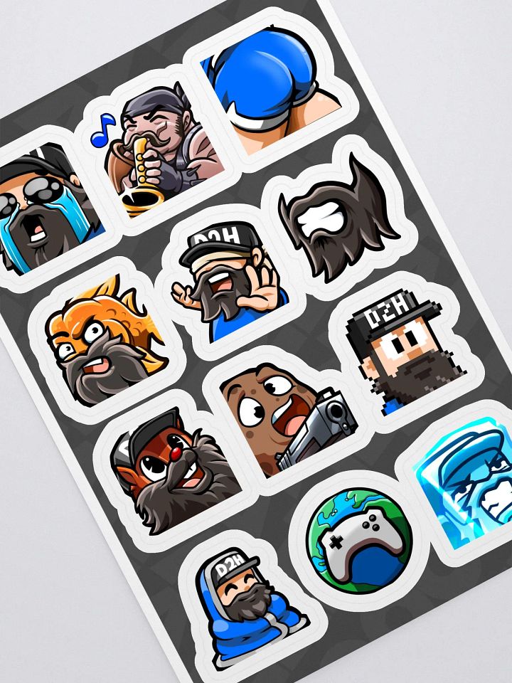 Emote Sticker Sheet. Set 2 product image (2)