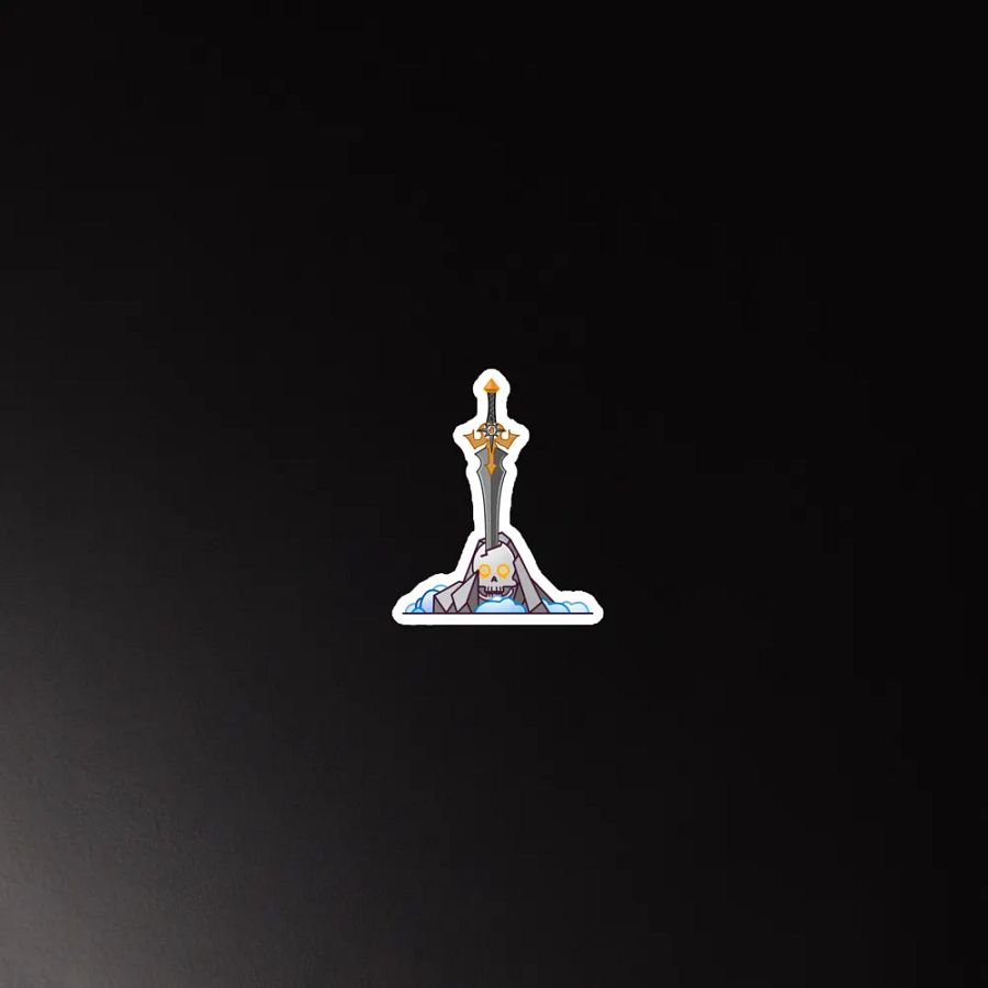 Sword in the Skull - Argent Variation - Magnet product image (3)