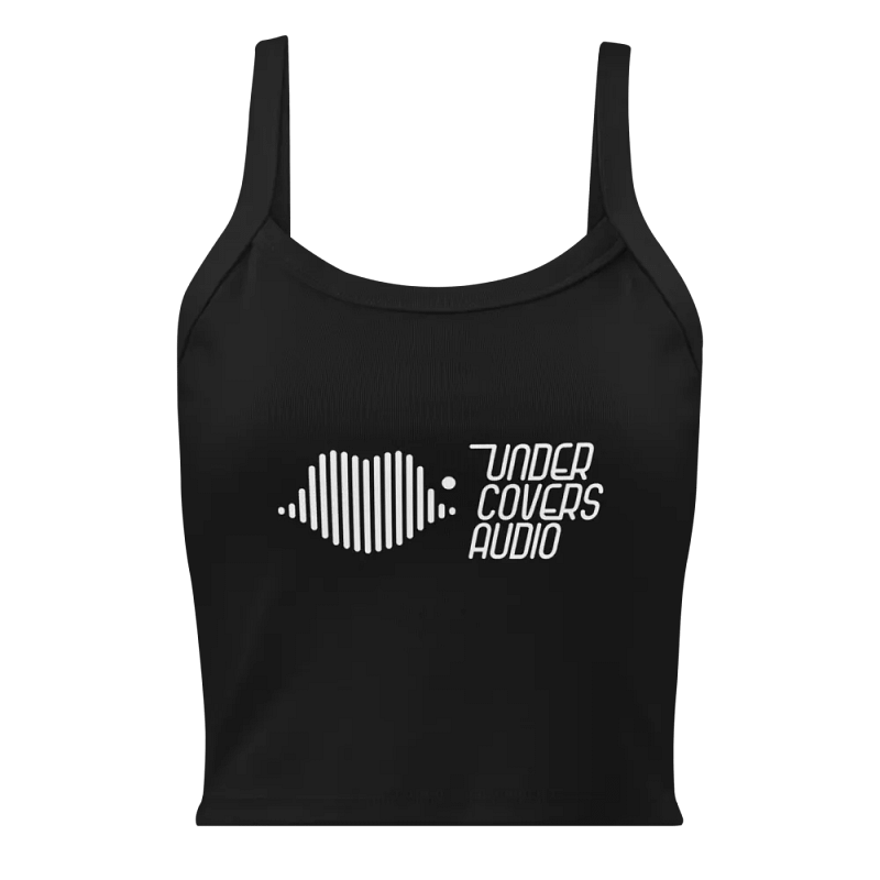 Under Covers Audio Printed White Lips Logo Tank Top