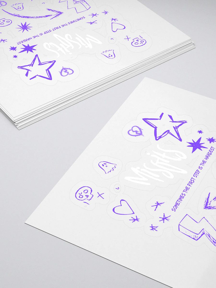 Misfits - Graphich Transparent Sticker product image (4)