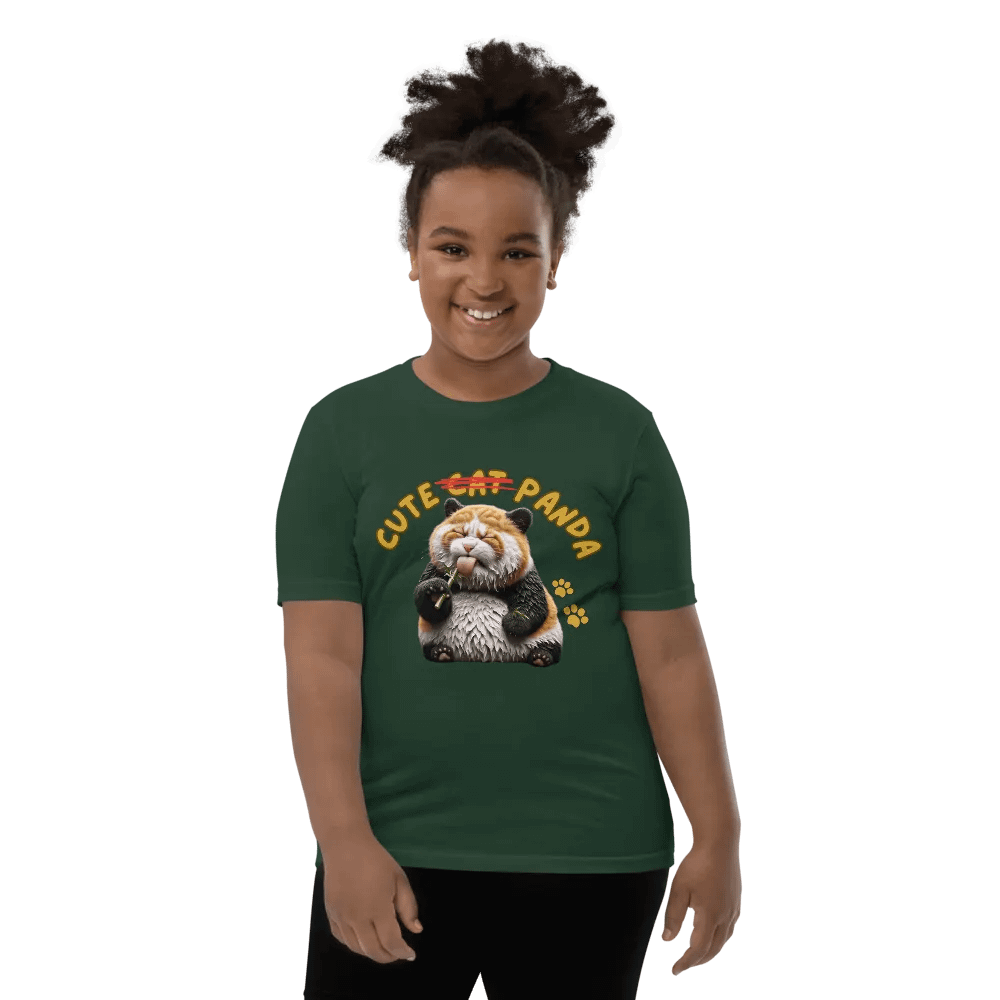 'Cute Not Cat But Panda' Youth T-Shirt 🐱🐼😄 product image (11)