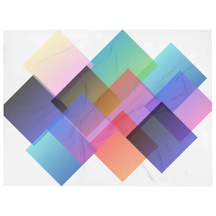 Geometric Gradient Artistic Squares Spiral Notebook product image (1)