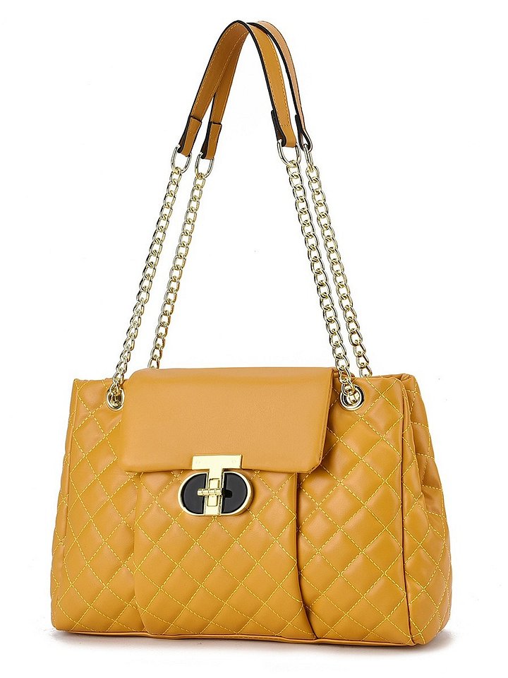 Diamond Grid Women Handbag with Pattern Single Shoulder Crossbody Bag Large Capacity Tote Bag product image (1)
