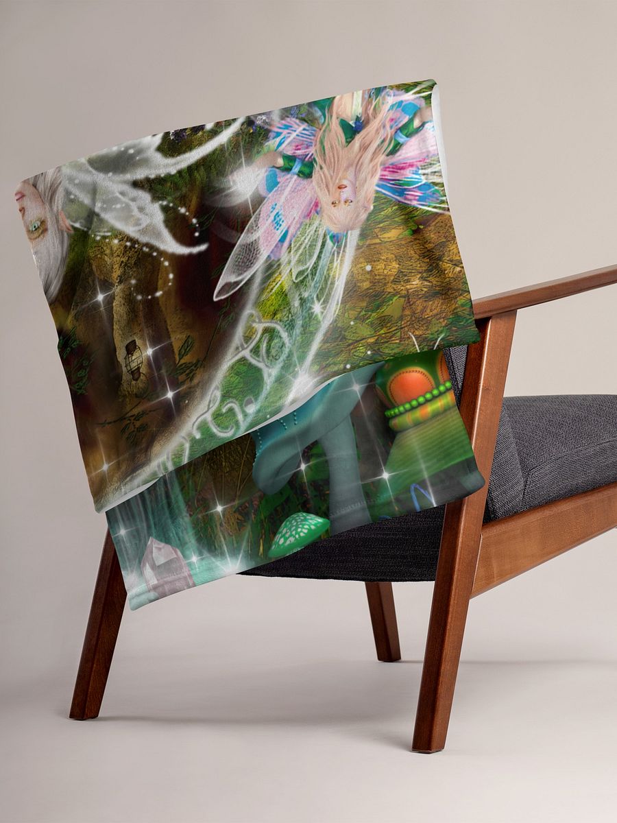 Magical Faerie Pools Light-Tech Fleece Blanket product image (8)