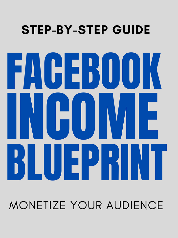 Facebook Income Blueprint product image (1)