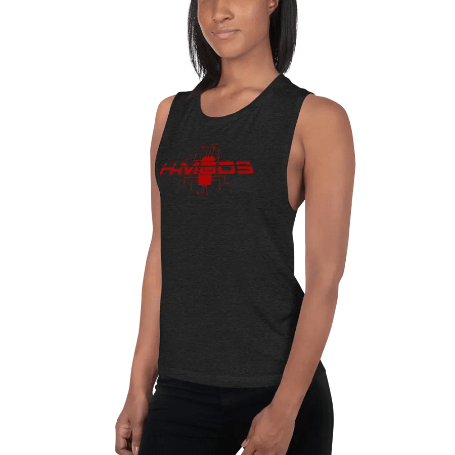 H-Mods Attack logo ladies tank product image (2)