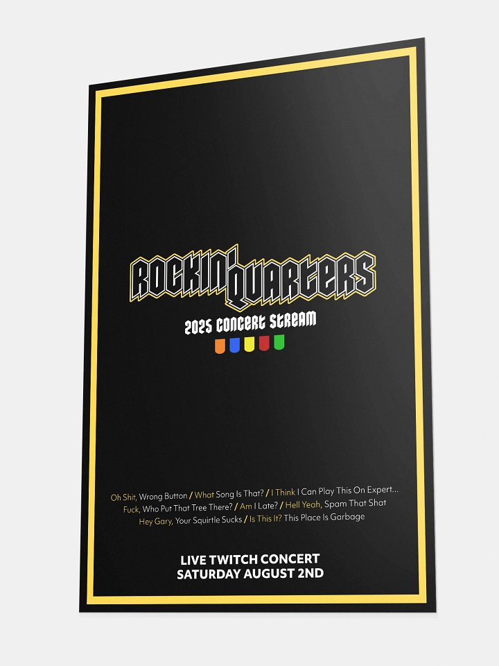 Rockin' Quarters 2025 Concert Poster! product image (2)