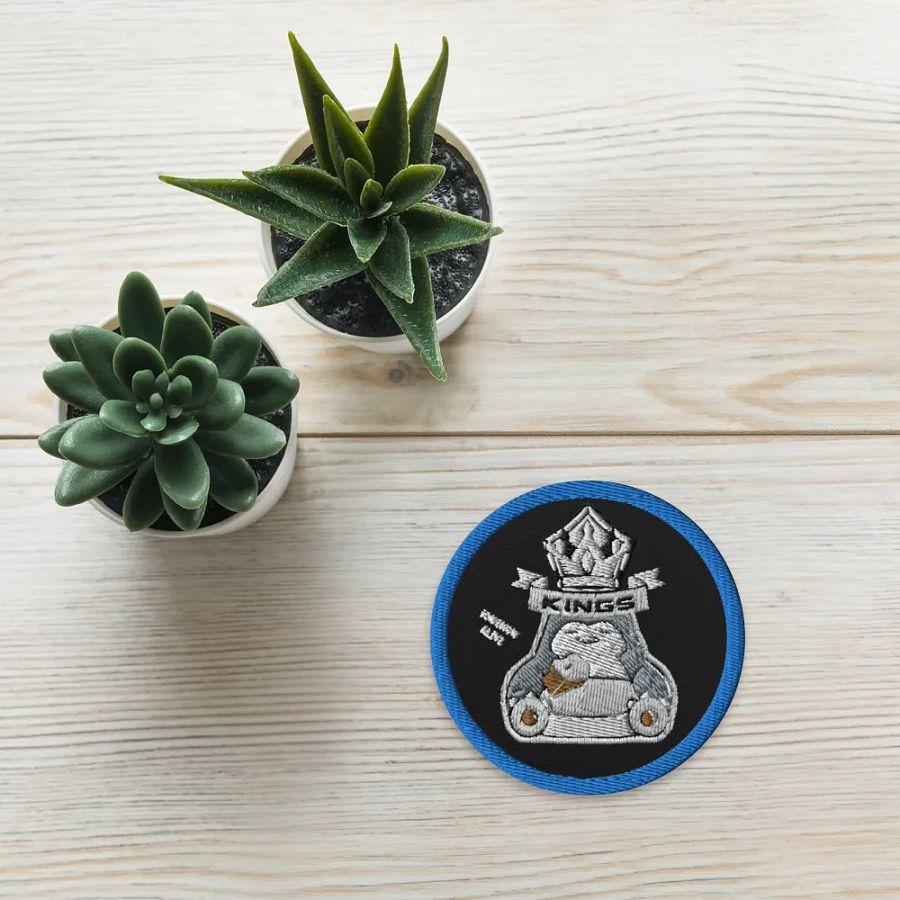 Royal Slumber Embroidered Patch product image (6)