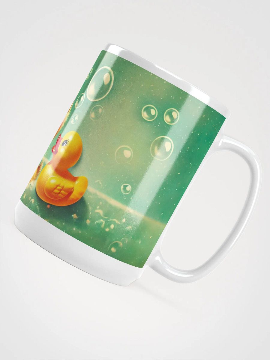 Adorable Ducky Bath 15 oz White Glossy Mug product image (5)