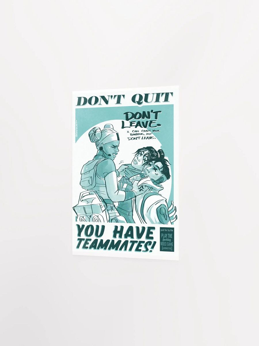 Print: DON'T LEAVE! product image (3)