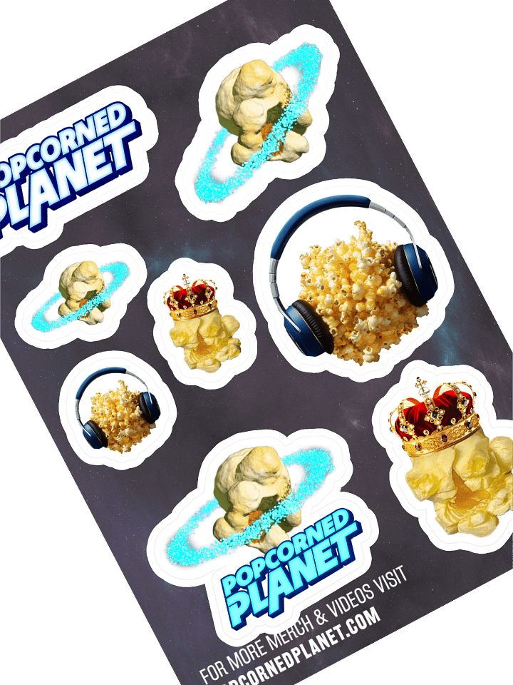 Popcorned Sticker Sheet product image (1)