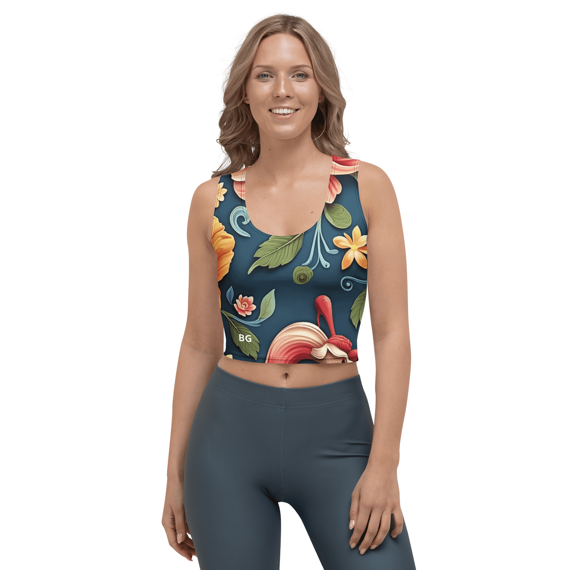 Barry Grady 'Floral Fiesta' Crop Top product image (1)