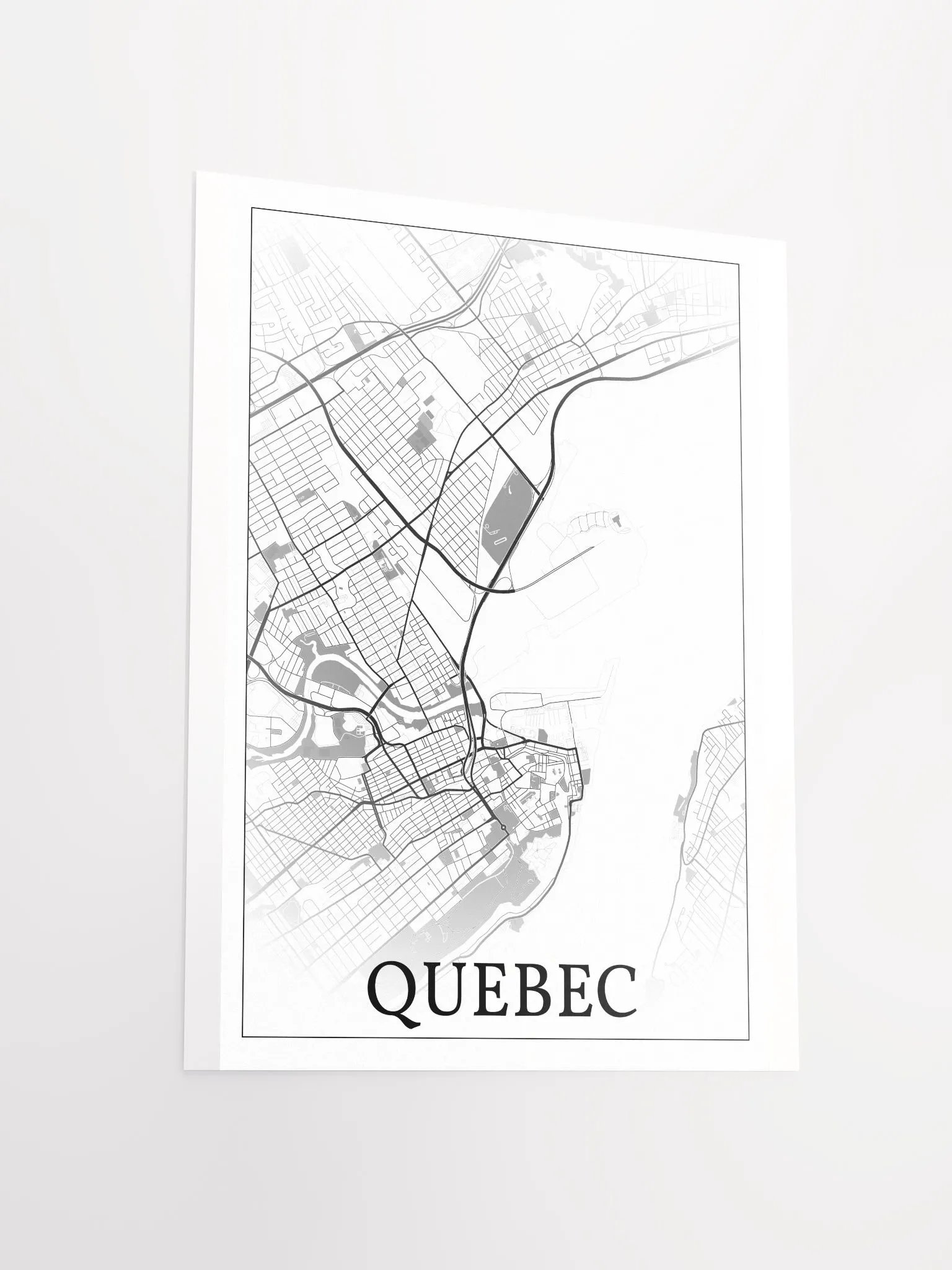 Quebec, Canada, city map print product image (13)