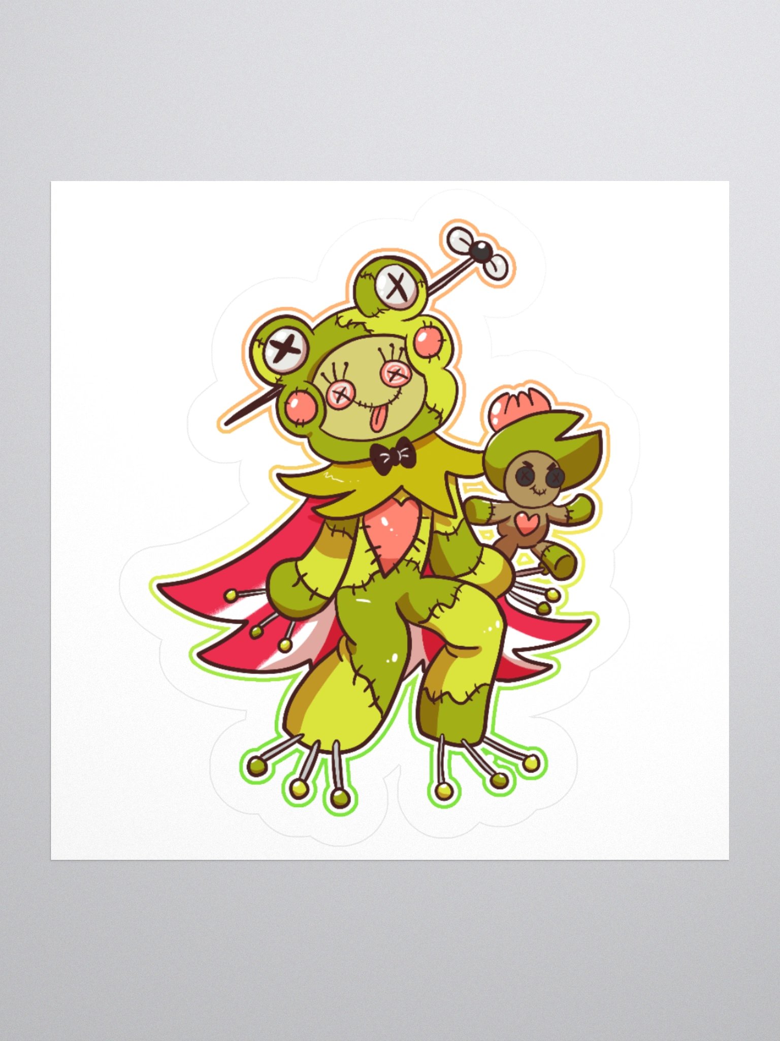 Dolly Frog Sticker product image (1)