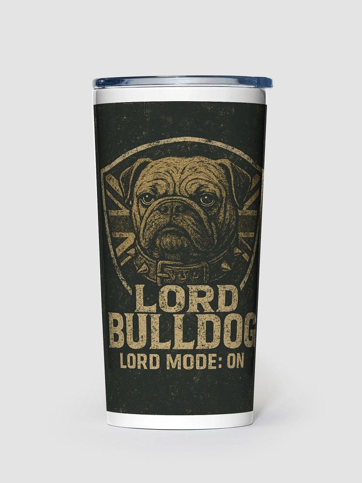 Vintage Lord Bulldog Stainless Steel Tumbler product image (1)