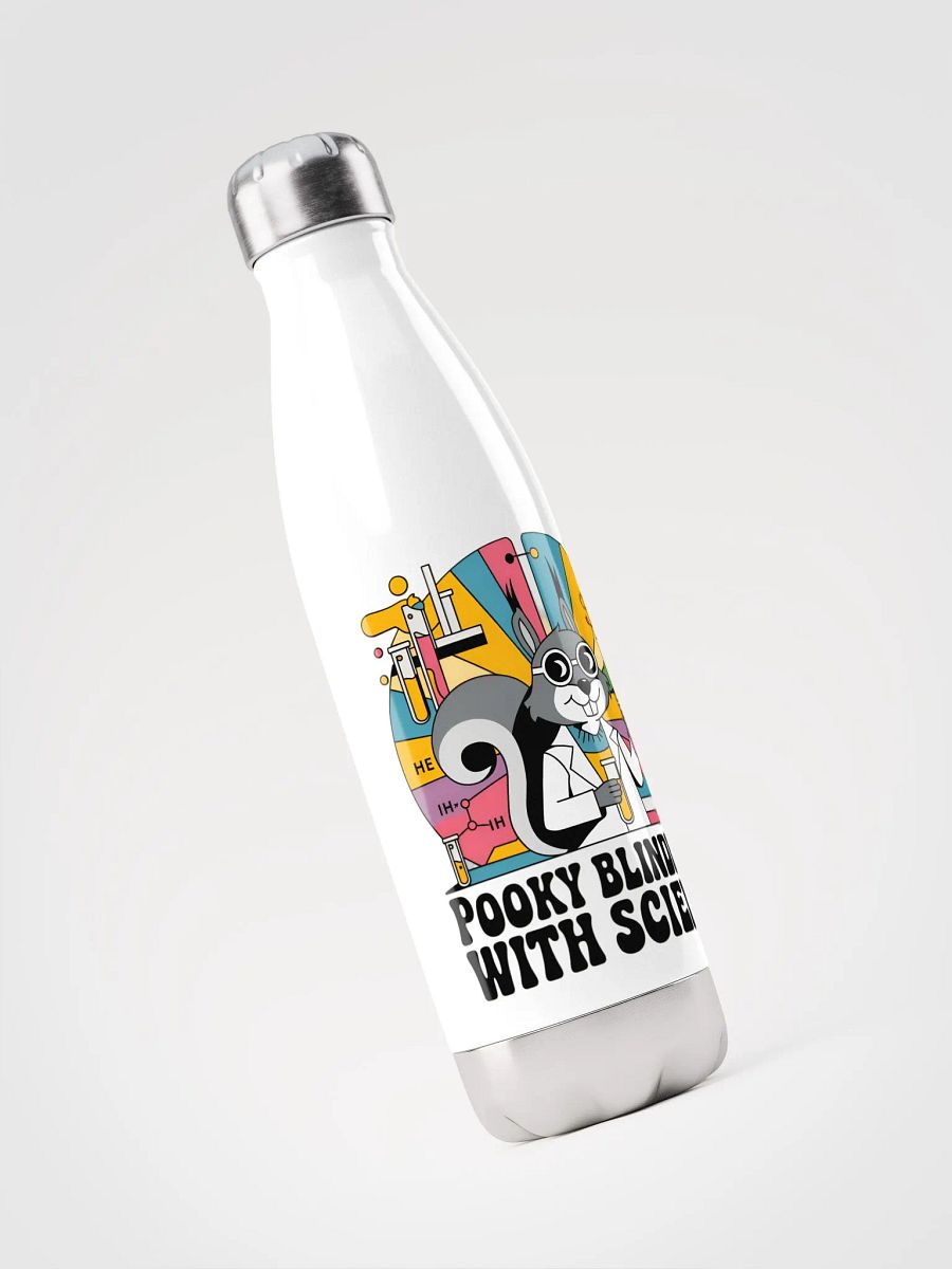 Mad Scientist Squirrel Stainless Steel Water Bottle product image (3)