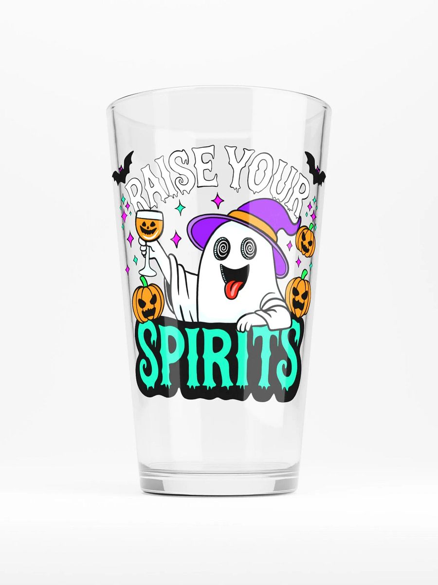 Raise Your Spirits Pint Glass product image (1)