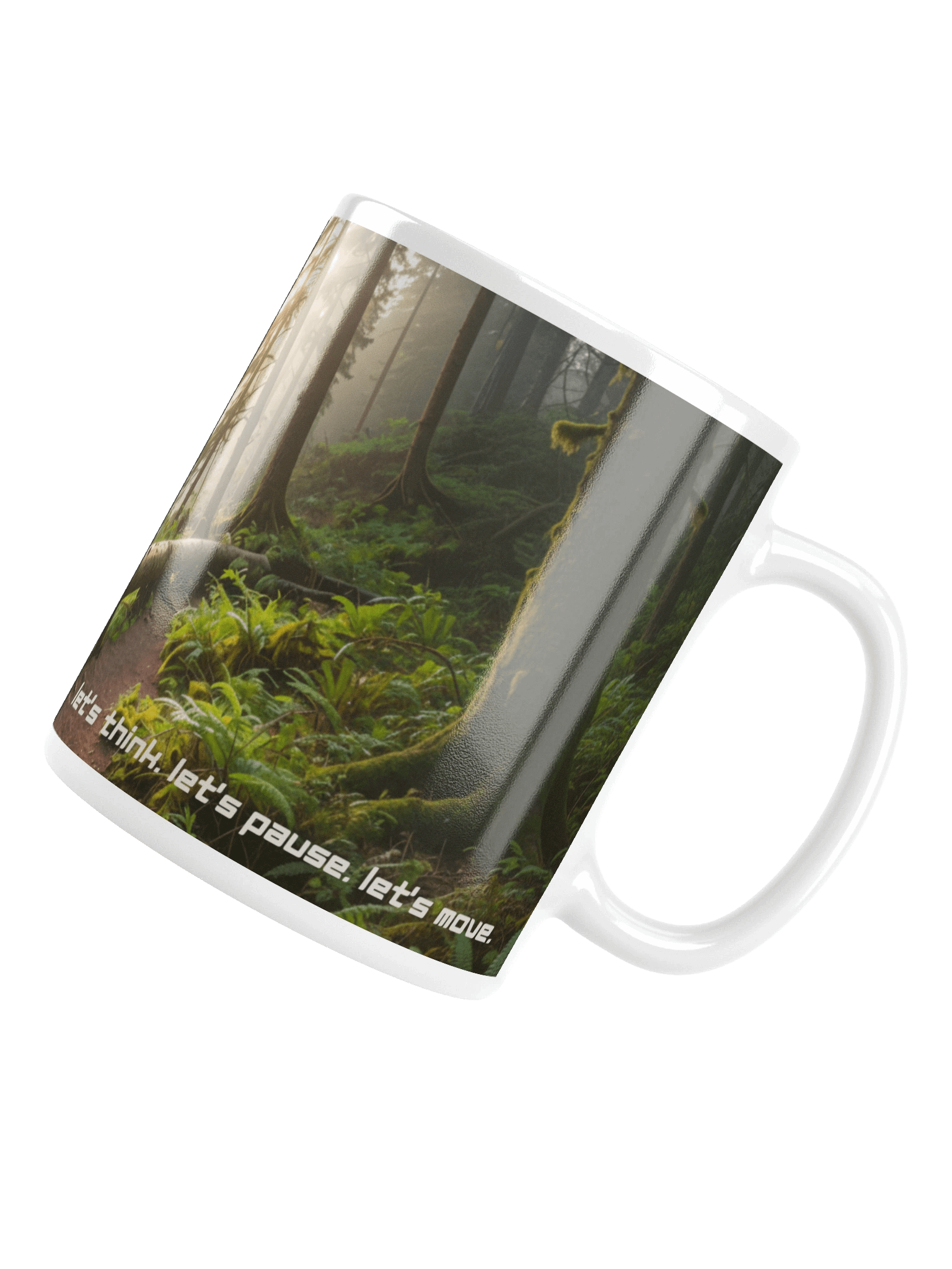 Let’s Think. Let’s Pause. Let’s Move. Momentum Mug product image (1)