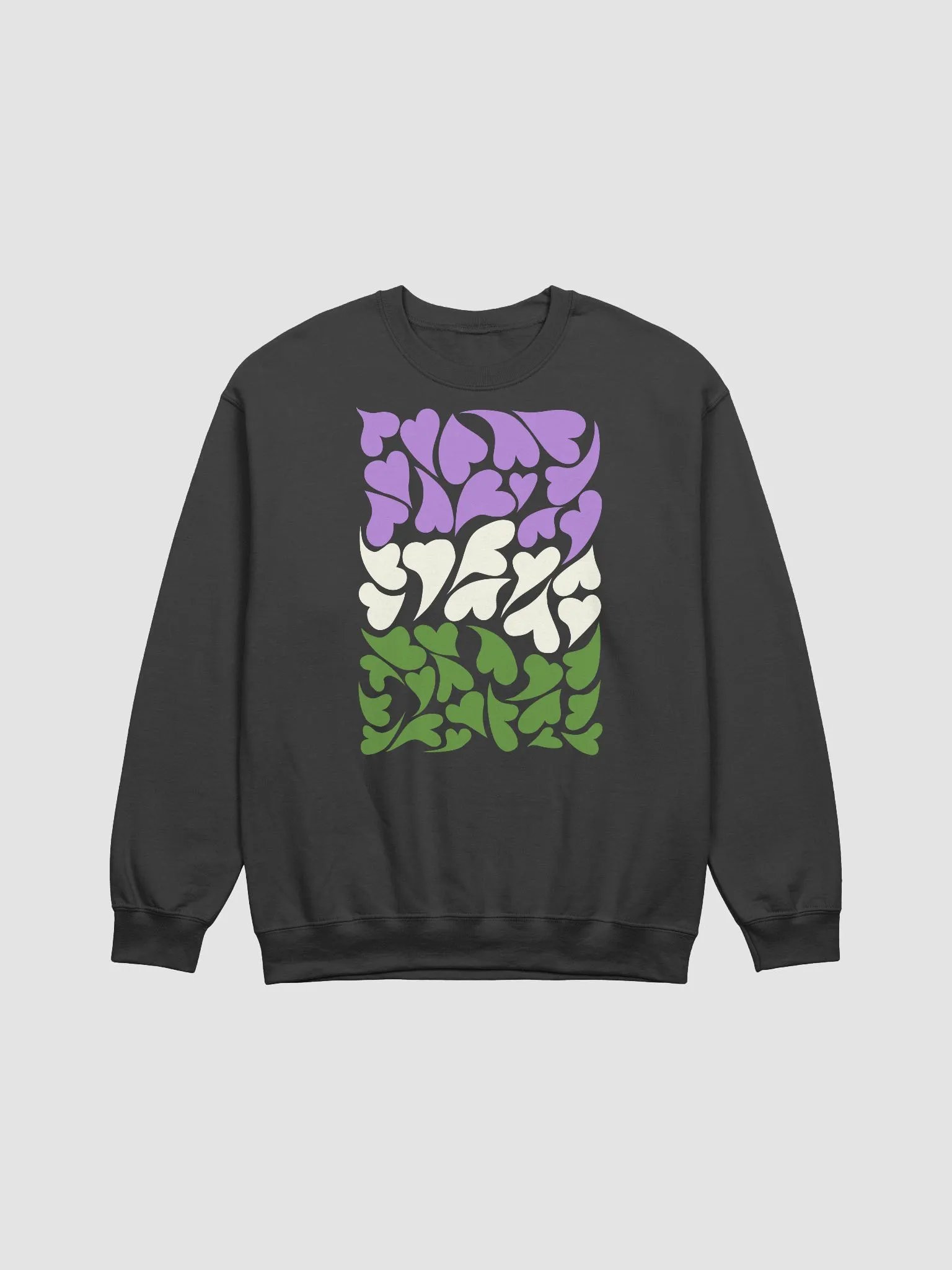 Nestled PRIDE Genderqueer Sweatshirt product image (1)