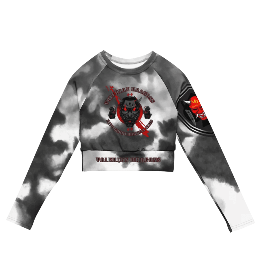 women oni crop top long sleeve (RAIN CLOUD) product image (4)
