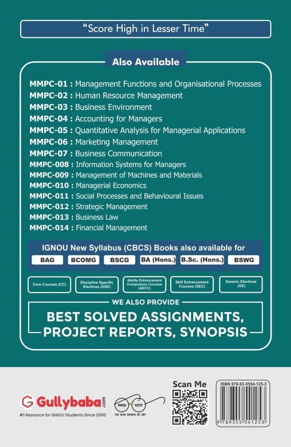IGNOU MMPC-11 Social Processes and Behavioural Issues product image (2)