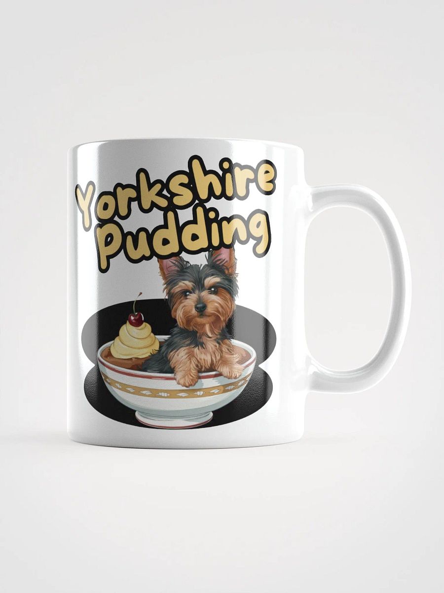 Adorable Yorkshire Pudding Ceramic Mug with Dog Design product image (2)