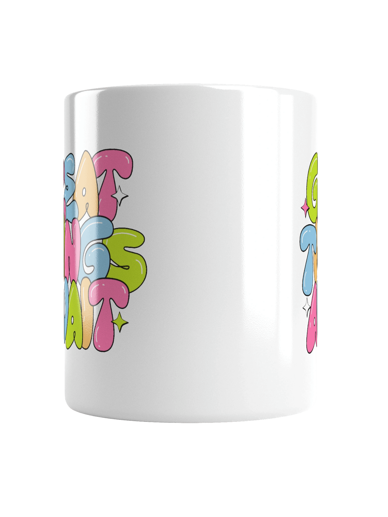Great Things Await White Glossy Mug product image (6)