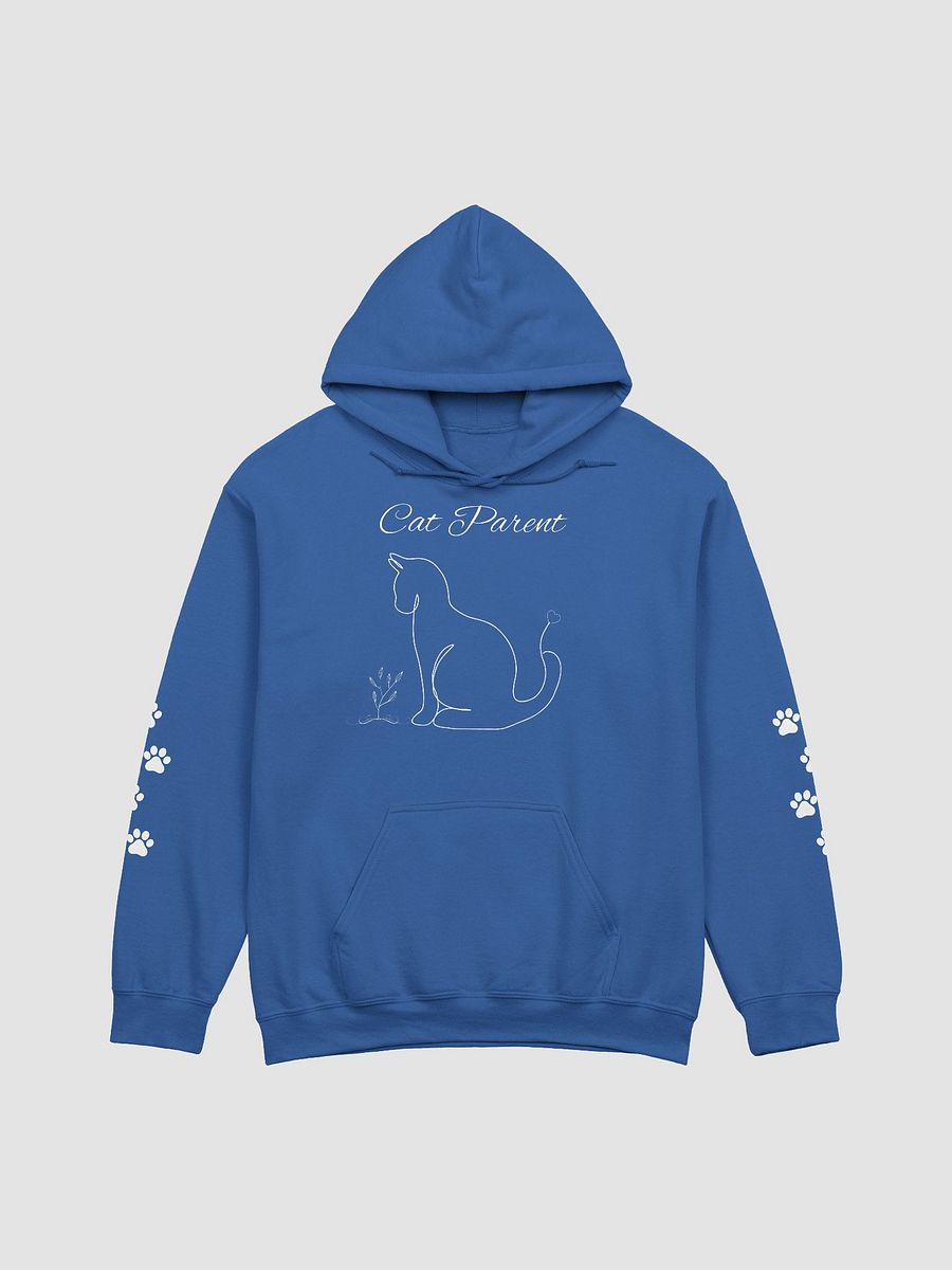 Cat Parent Line Art Unisex Hoodie product image (3)