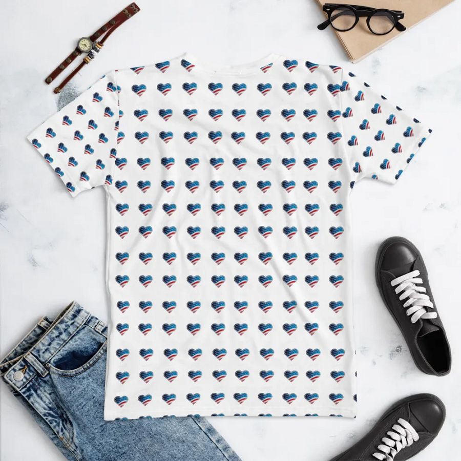 Love america All-Over Women's Tee for moms daughters friends product image (5)