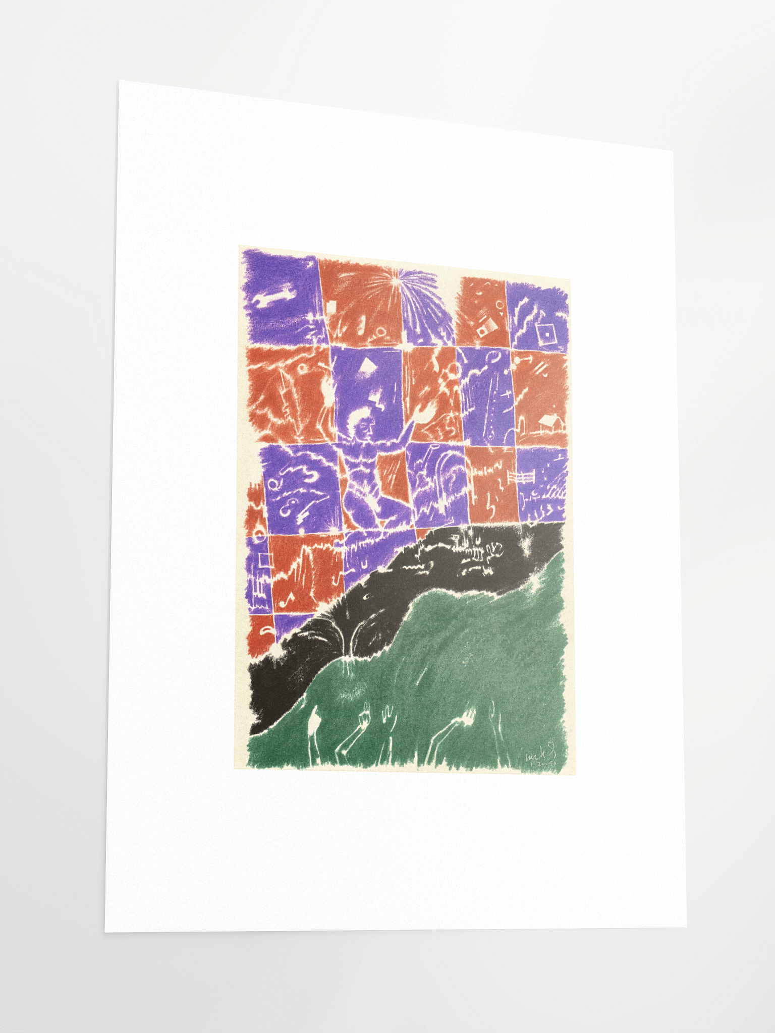 Man over the Grave 01.20.90 Print product image (4)