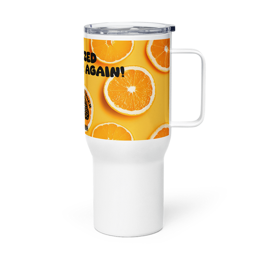 "Squeezed Together Again" Travel Mug w/ Handle product image (3)