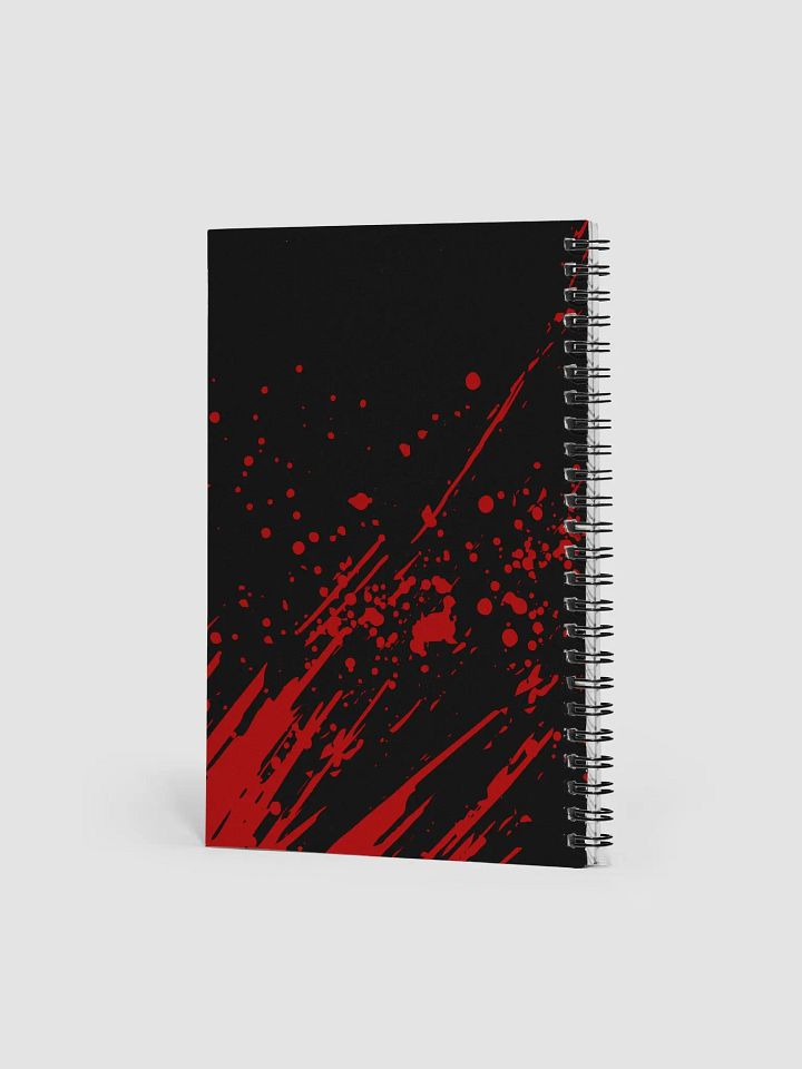 L2A Black & Red Spiral Notebook product image (2)