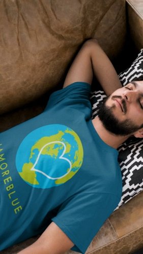 super soft T-Shirts, no-less than high quality material.  www.jamoreblue.com