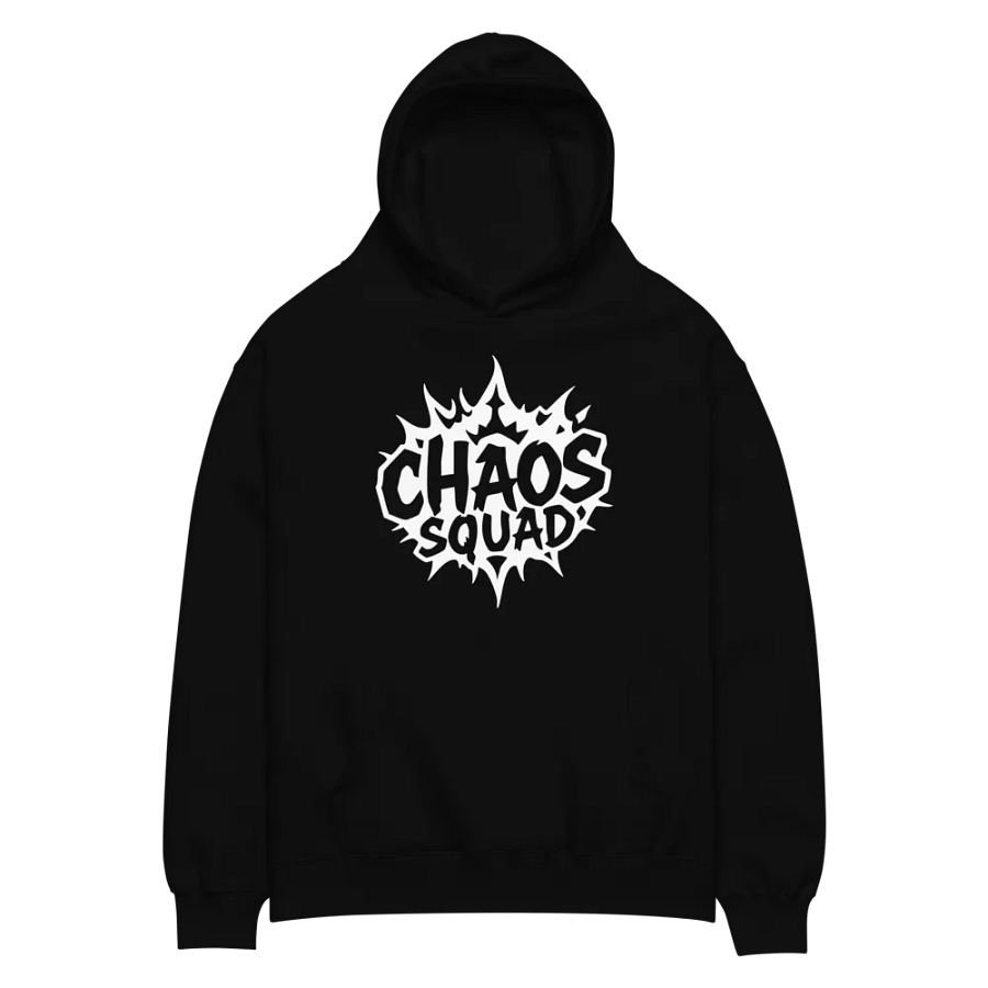 CHAOS SQUAD LOGO HOODIE BLACK BY RIZZLEXO product image (2)