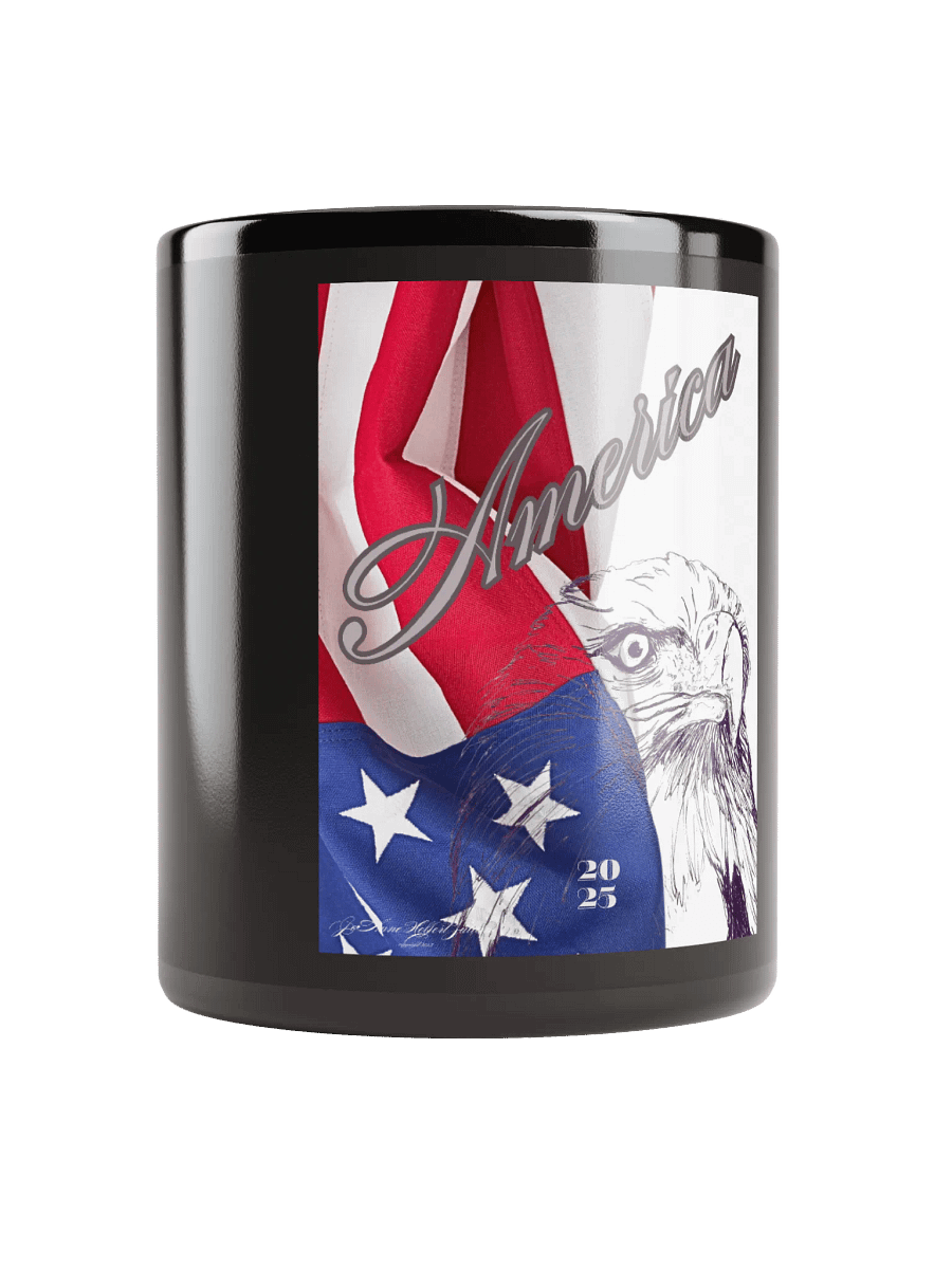 2025 American Flag Eagle Mug-in Black product image (1)