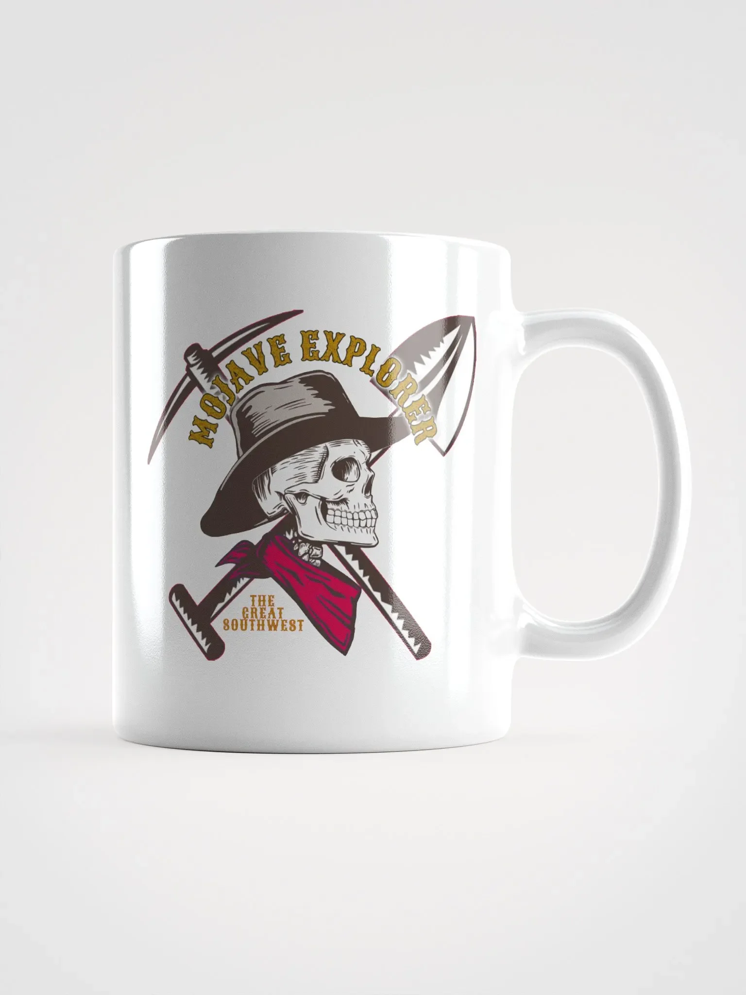 Mojave Explorer Skull Miner Coffee Cup "The Great Southwest" product image (1)