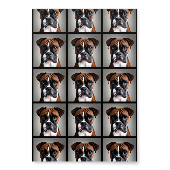 Boxer Dog Gift Wrapping Paper product image (2)