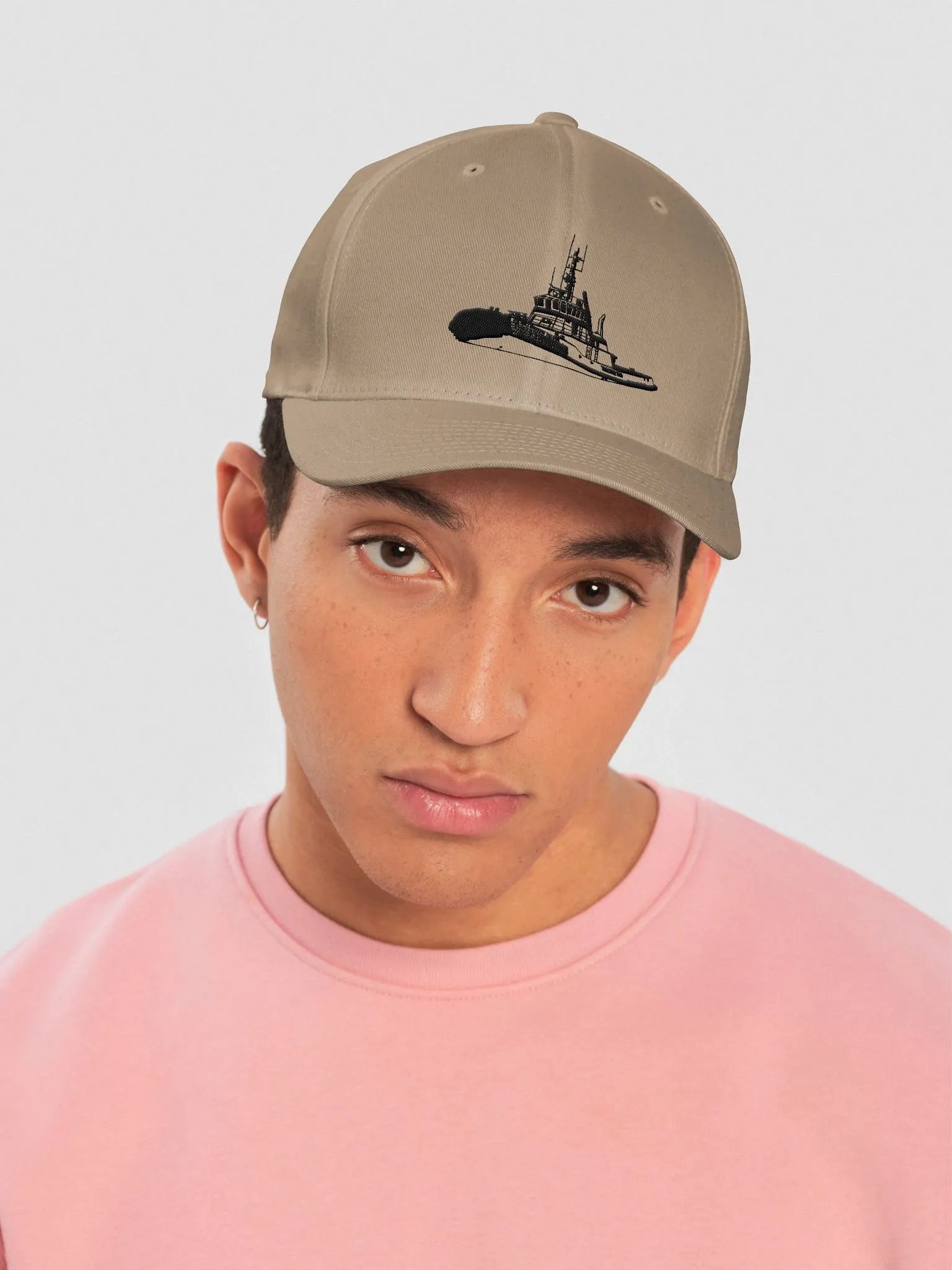 Black Marco tug Fitted Flexfit Cap product image (30)
