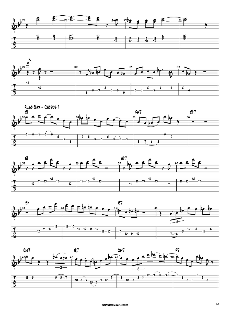 (Free Transcription) Ko Ko - Charlie Parker 1956, The Charlie Parker Story product image (3)