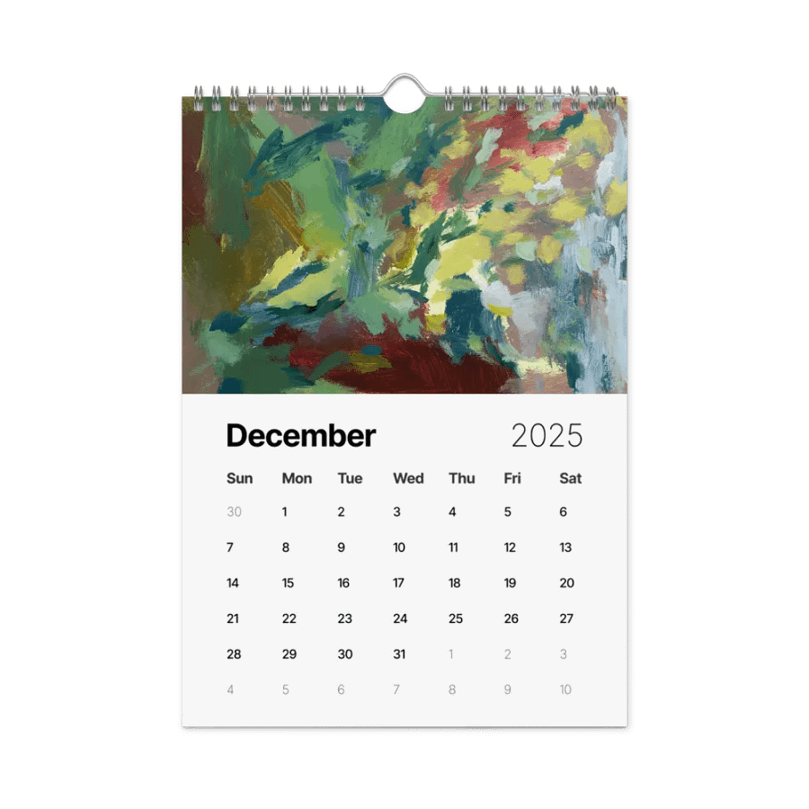 Expressive Abstracts - Traditional Art by Ruble | 2025 Calendar product image (12)