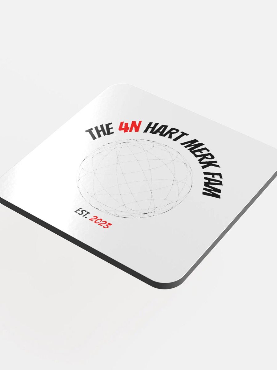 THE 4N HART MERK FAMILY GLASS COASTER product image (4)