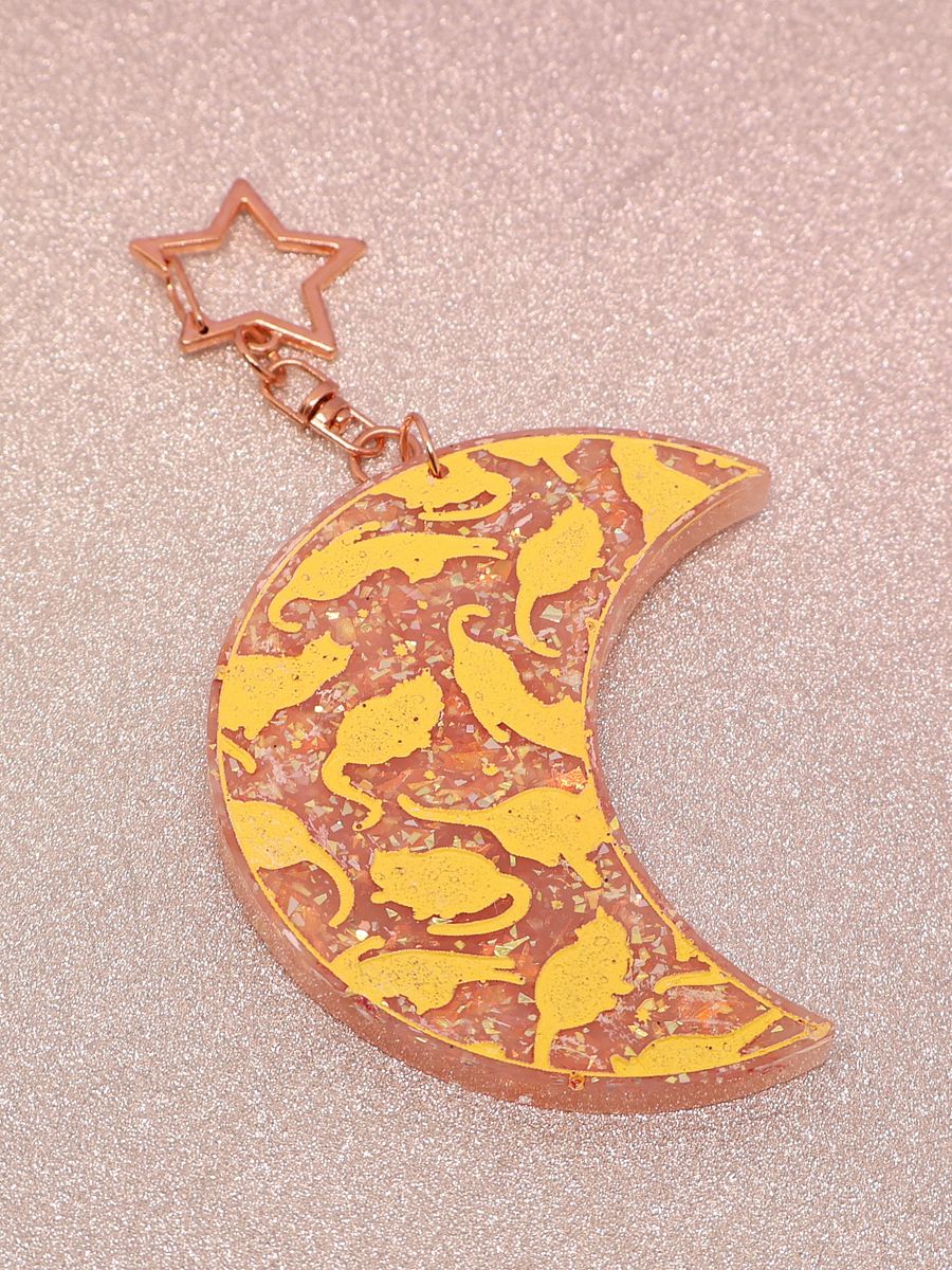 Cat Moon Keychain product image (2)