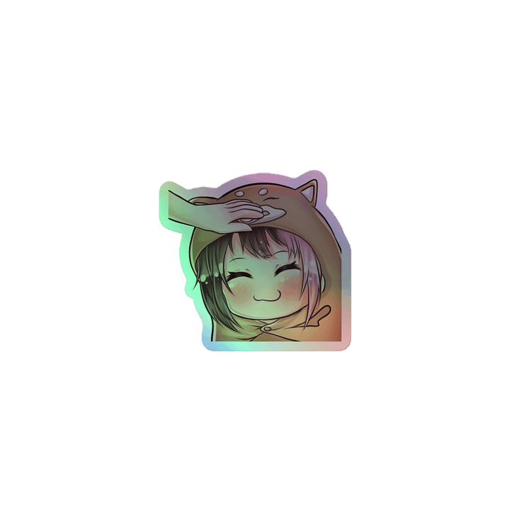 Head Pat Holographic Sticker product image (1)