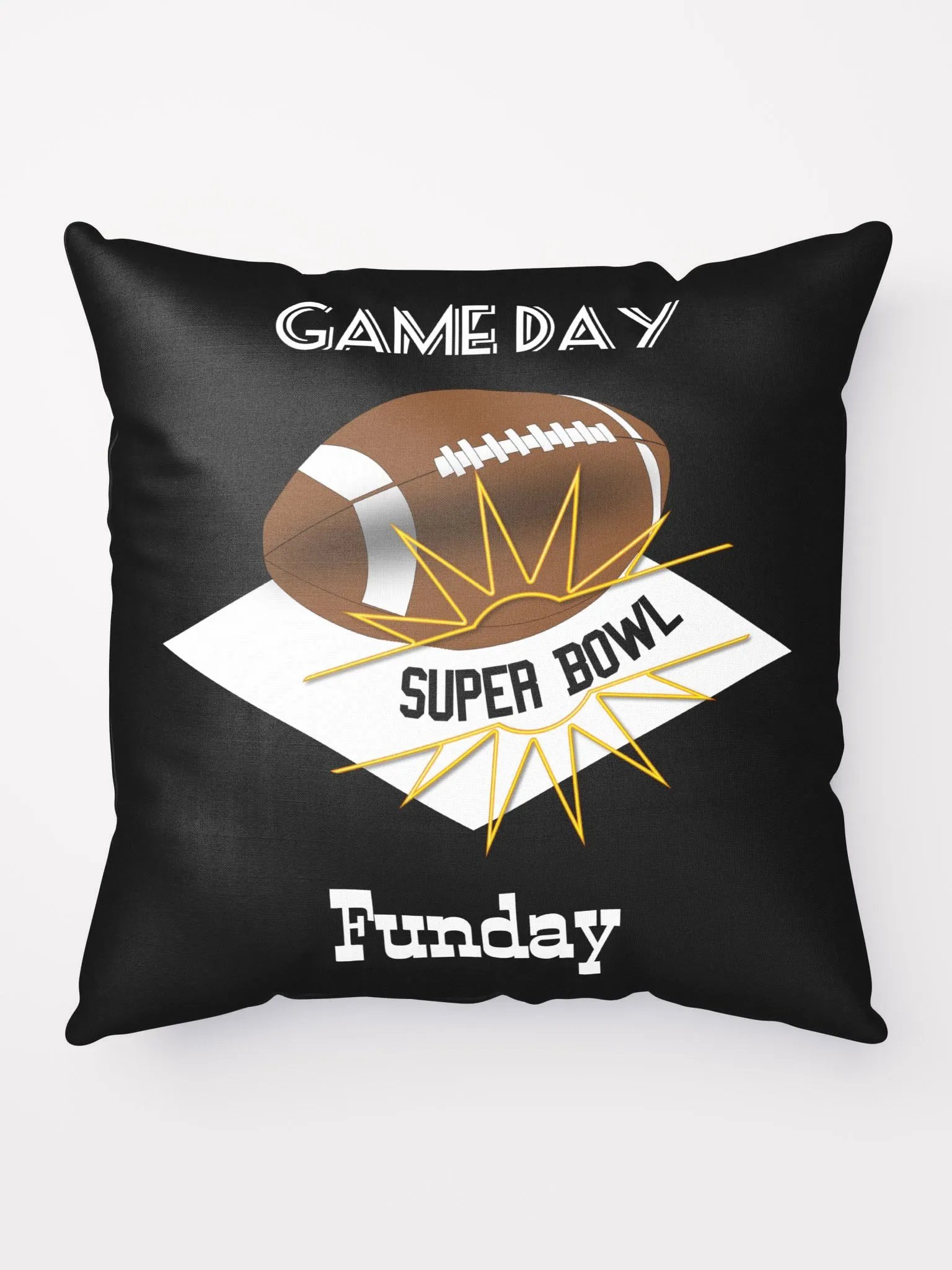 Game Day Superbowl Throw Pillow product image (9)