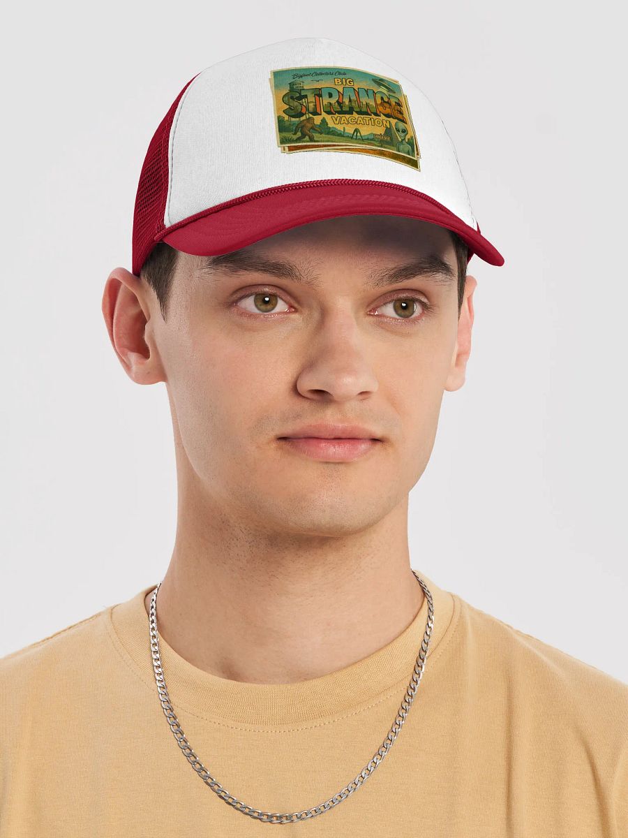 Big Strange Vacation Trucker Hat product image (10)