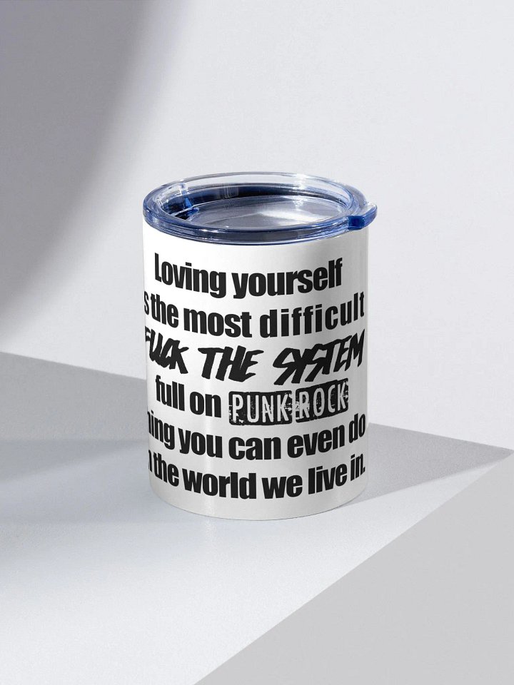 Loving Yourself 10oz Tumbler (Black) product image (2)