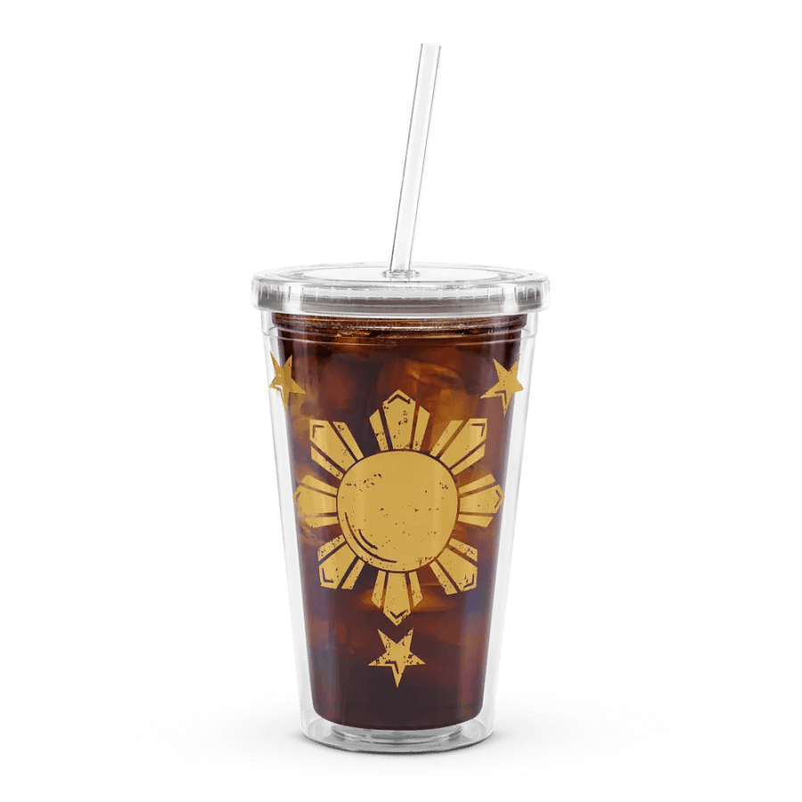 Pinas Clear Tumbler (Gold Star) product image (7)